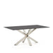 Kave Home Eettafel Argo Glas, 180 x 100cm - Zwart