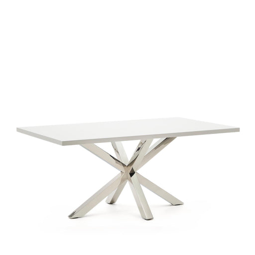Kave Home Eettafel Argo Melamine, 180 x 100cm - Wit
