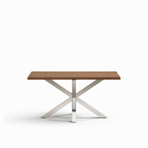 Kave Home Eettafel Argo Verouderd Eikenfineer, 160 x 90cm - Bruin - ThatLyfeStyle