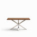 Kave Home Eettafel Argo Verouderd Eikenfineer, 160 x 90cm - Bruin - ThatLyfeStyle