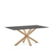 Kave Home Eettafel Argo Glas, 160 x 90cm - Naturel