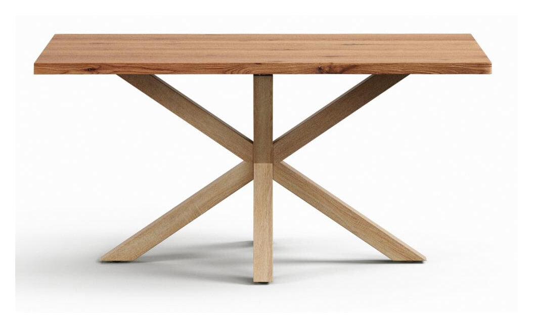 Kave Home Eettafel Argo Eikenfineer, 160 x 90cm - Naturel - ThatLyfeStyle