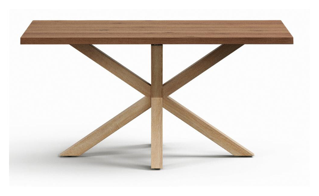 Kave Home Eettafel Argo Verouderd Eikenfineer, 160 x 90cm - Naturel - ThatLyfeStyle