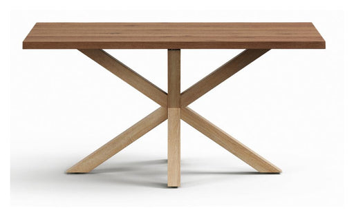 Kave Home Eettafel Argo Verouderd Eikenfineer, 160 x 90cm - Naturel - ThatLyfeStyle