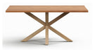 Kave Home Eettafel Argo Eikenfineer, 180 x 100cm - Naturel - ThatLyfeStyle