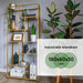 CASAMODA Boekenkast Goud - H180 x B80 x D30 cm - ThatLyfeStyle