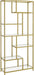 CASAMODA Boekenkast Goud - H180 x B80 x D30 cm - ThatLyfeStyle