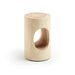 Kave Home Bijzettafel Halker Ø30cm - Naturel - Rond