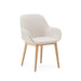 Kave Home Eetkamerstoel Konna - Beige/Naturel