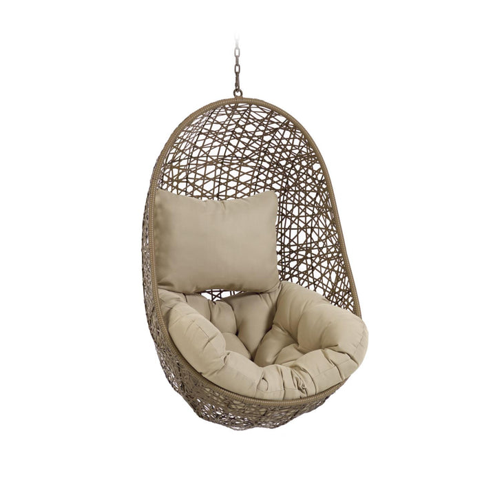 Kave Home Hangstoel Florina - Bruin