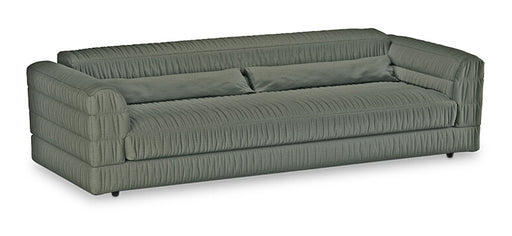 HKliving 3-zits Bank Club 274cm, Wander stof - Army Green