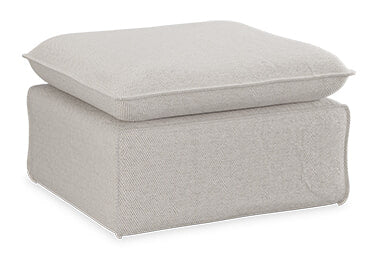 HKliving Hocker Nomad Cosy stof - Beige