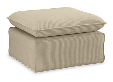 HKliving Hocker Nomad Ribstof - Hay