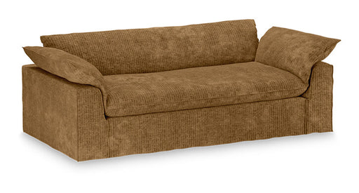 HKliving 3-zits Bank Nomad 244cm, Corduroy velvet - Aged Gold