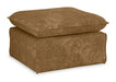 HKliving Hocker Nomad Rib Velvet - Aged Gold