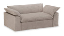 HKliving 2-zits Bank Nomad 204cm, Sneak stof - Beige