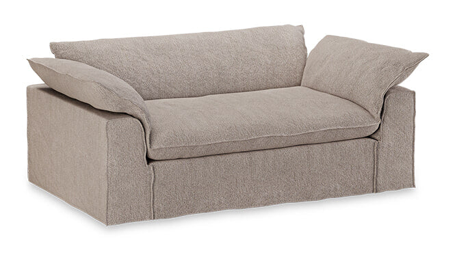 HKliving 2-zits Bank Nomad 204cm, Sneak stof - Beige