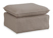 HKliving Hocker Nomad Linnenlook - Pure Earth