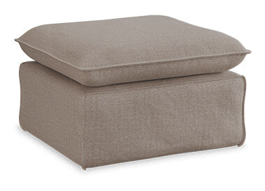 HKliving Hocker Nomad Linnenlook - Pure Earth