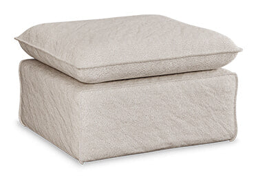 HKLIVING Hocker Nomad Bouclé - Taupe