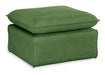 HKliving Hocker Nomad Velvet - Groen