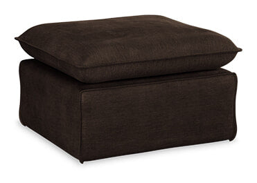 HKliving Hocker Nomad Royal Velvet - Espresso