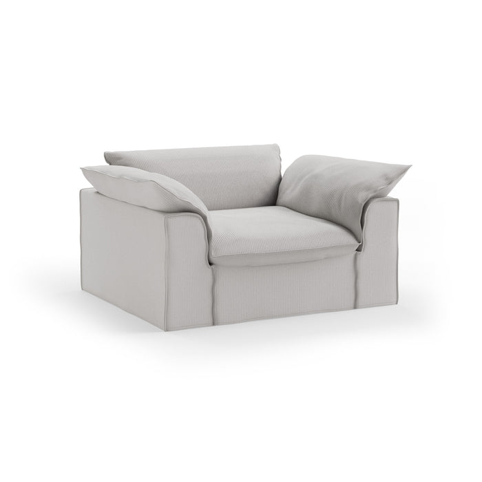 HKliving Loveseat Nomad Corduroy Rib, 139cm - Crème