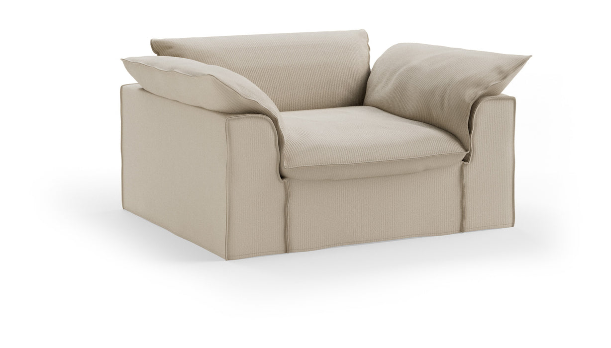 HKliving Loveseat Nomad Corduroy rib, 139cm - Hay