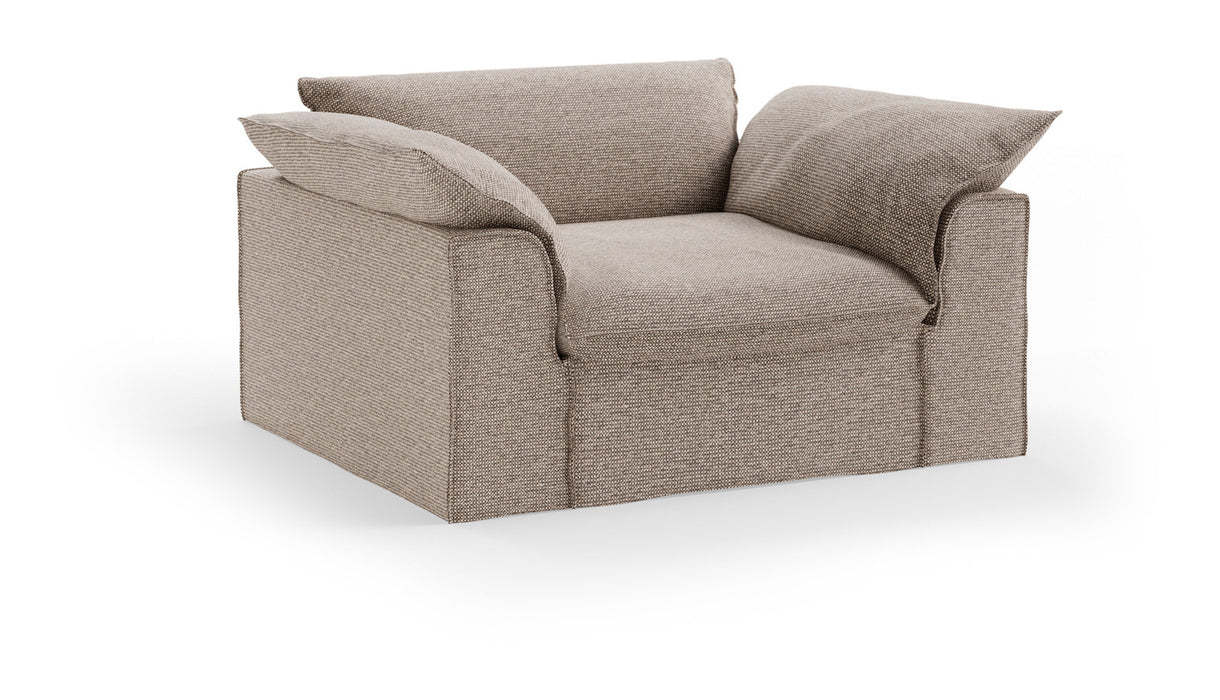HKliving Loveseat Nomad Sneak stof, 139cm - Beige