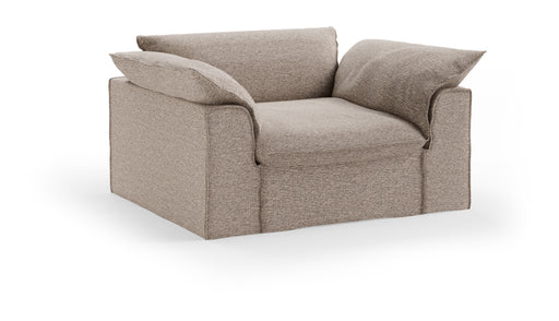 HKliving Loveseat Nomad Sneak stof, 139cm - Beige