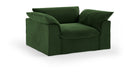 HKliving Loveseat Nomad Velvet, 139cm - Groen