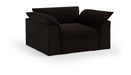 HKliving Loveseat Nomad Velvet, 139cm - Espresso