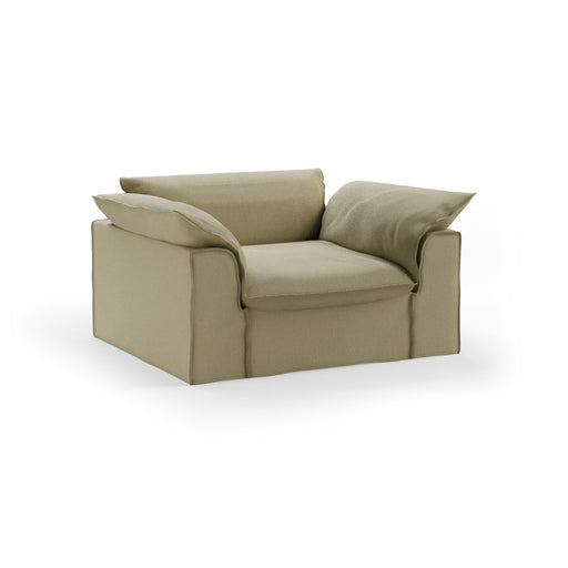 HKliving Loveseat Nomad Knotted stof, 139cm - Sage