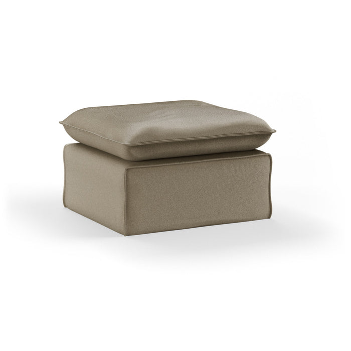 HKliving Poef Nomad Deco stof - Pebble