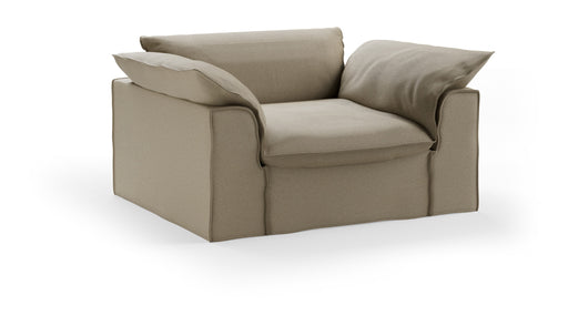 HKliving Loveseat Nomad 139cm, Deco stof - Pebble