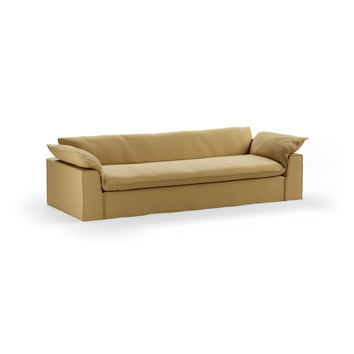 HKliving 3-zits Bank Nomad 305cm, Cocoon stof - Beige
