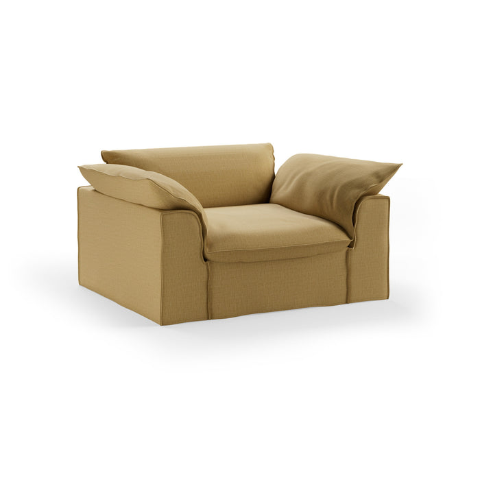 HKliving Loveseat Nomad Coccon stof, 139cm - Beige