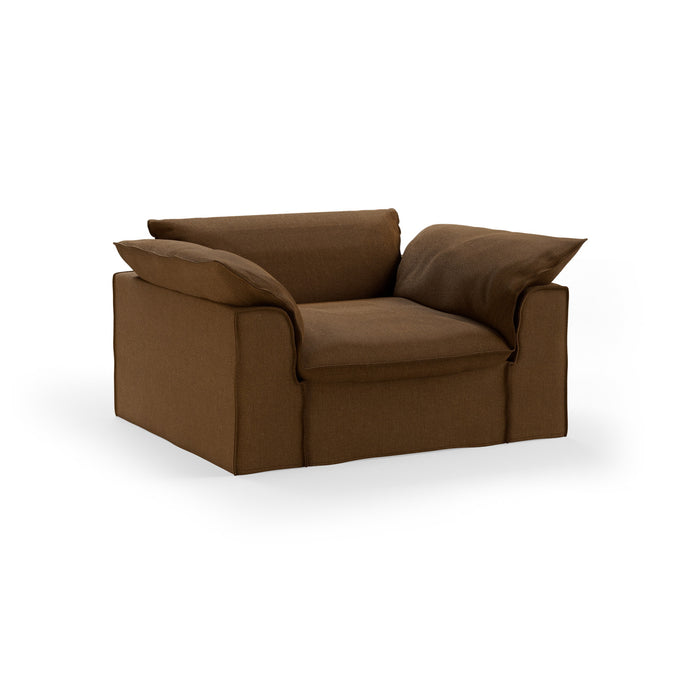 HKliving Loveseat Nomad 139cm, Whisper stof - Cassave