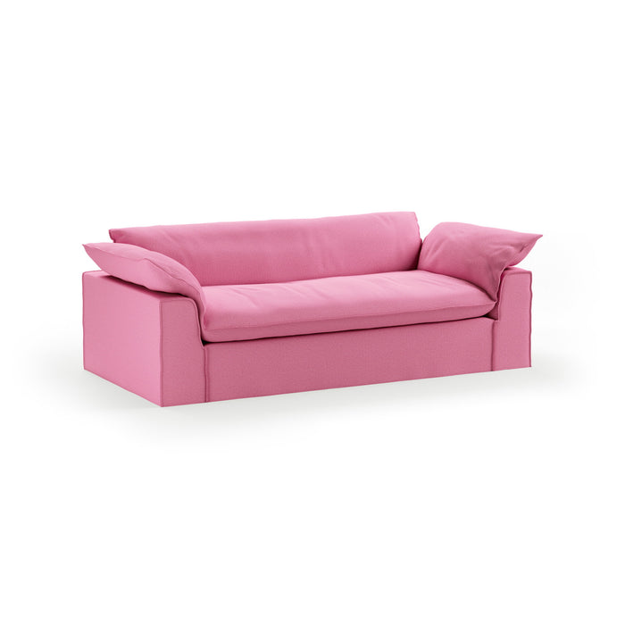 HKliving 3-zits Bank Nomad 244cm, Katoen - Candy