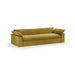 HKliving 3-zits Bank Nomad 305cm, Velvet - Thai Curry