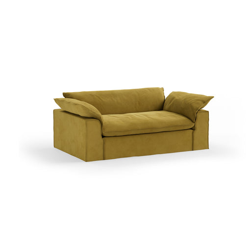 HKliving 2-zits Bank Nomad 204cm, Velvet - Thai Curry