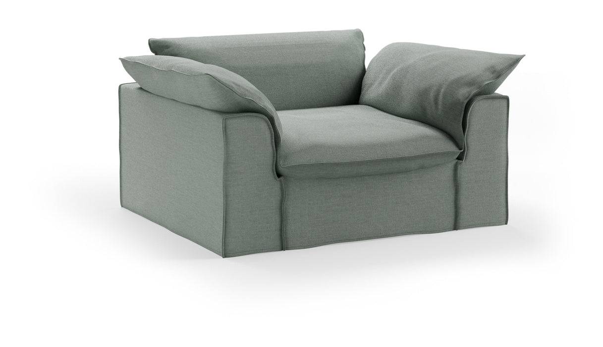 HKliving Loveseat Nomad Dallas stof, 139cm - Breeze