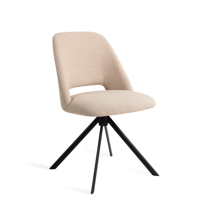 Jesper Home Draaibare Eetkamerstoel Sasue Revolve Black