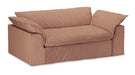 HKliving Hoes voor Bank Nomad Linnen, 204cm - Dusty Rose