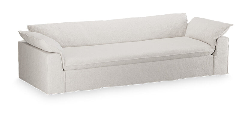HKliving Hoes voor Bank Nomad 305cm, Cosy stof - Beige