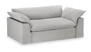 HKliving Hoes voor Bank Nomad 204cm, Corduroy Rib - Crème