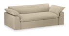 HKliving Hoes voor Bank Nomad 244cm, Corduroy rib - Hay