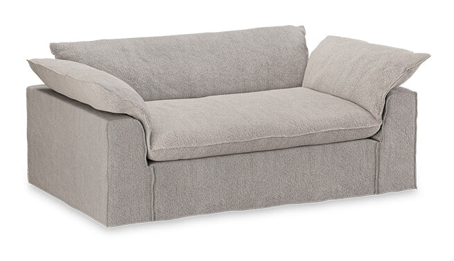 HKliving Hoes voor Bank Nomad Sneak stof, 204cm - Lichtgrijs