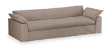 HKliving Hoes voor Bank Nomad 305cm, Pure stof - Earth