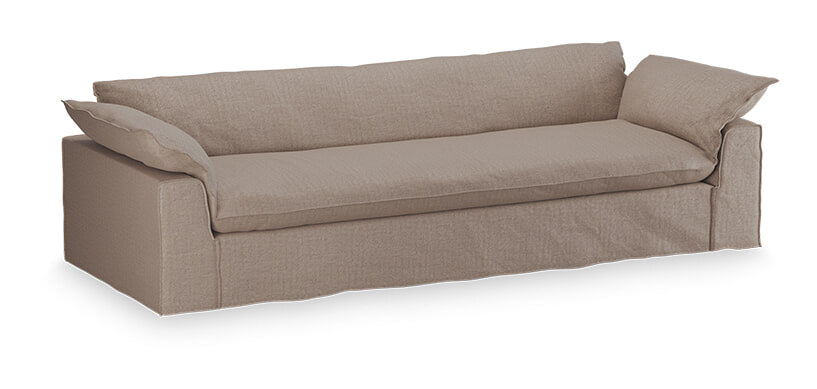HKliving Hoes voor Bank Nomad 305cm, Pure stof - Earth